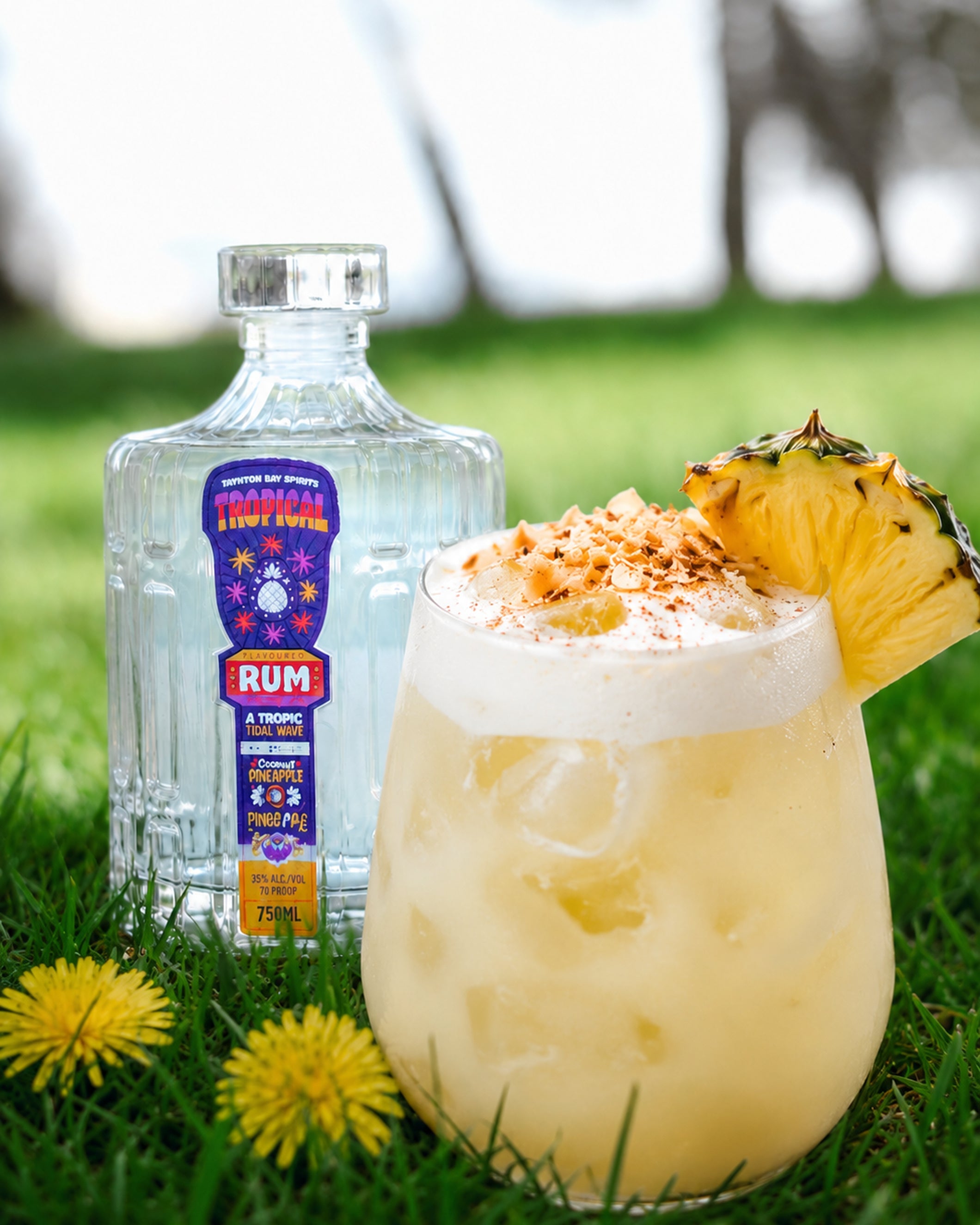 Piña Colada on the Rocks
