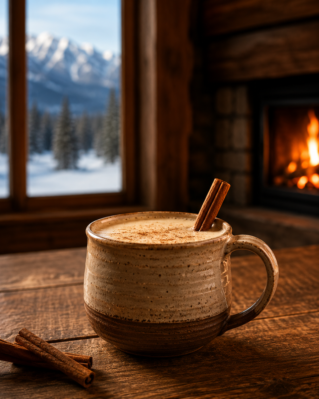 Festive Rocky Mountain Steamwheel Rum Eggnog