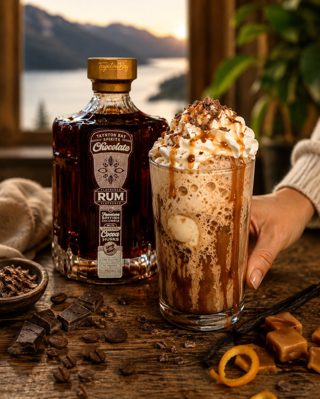 Chocolate Caramel Vanilla Float